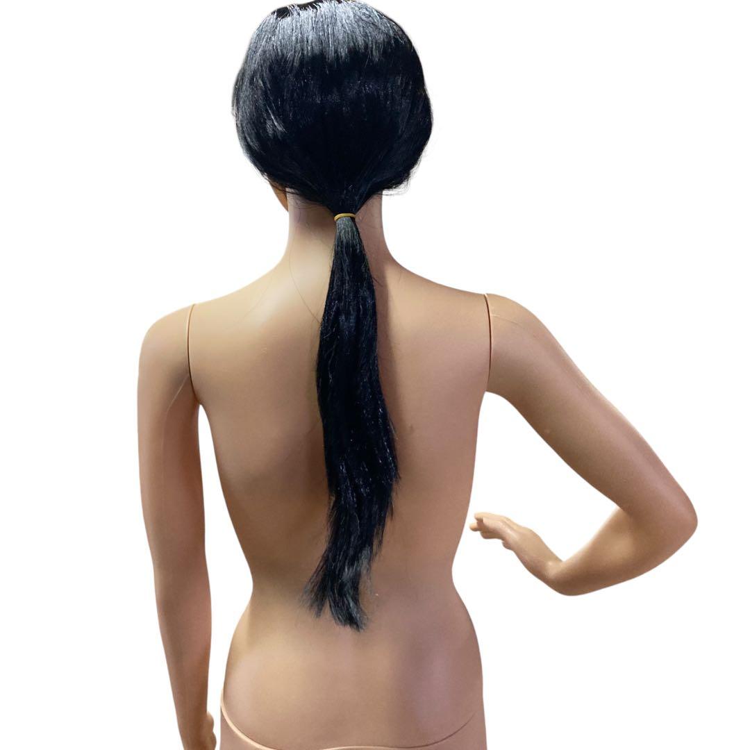 【メ01119-45】女性 等身大全身マネキン 170cm ガラス台座付き