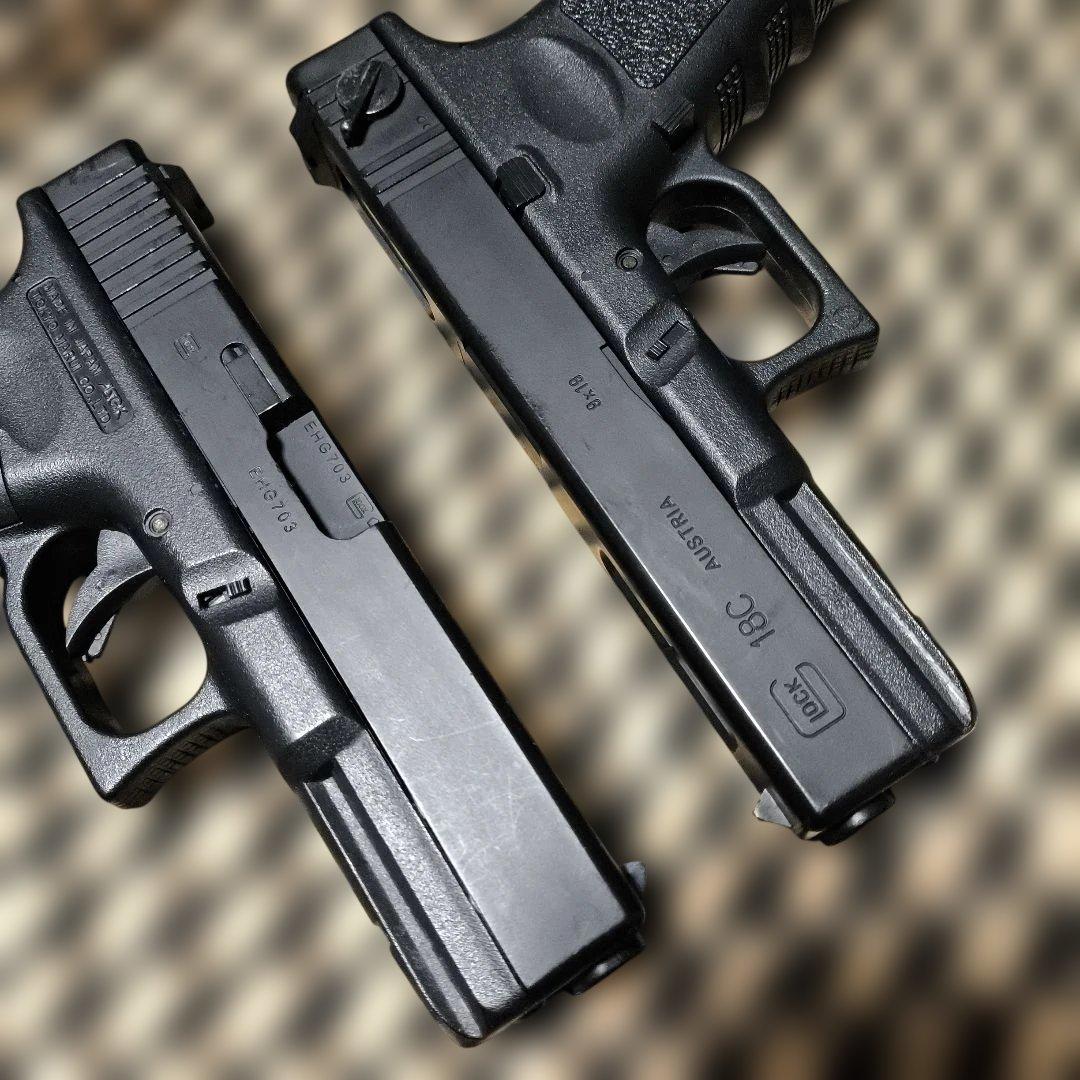 東京マルイ製　グロック18C　電動ハンドガン　二丁セット　ロングマガジン