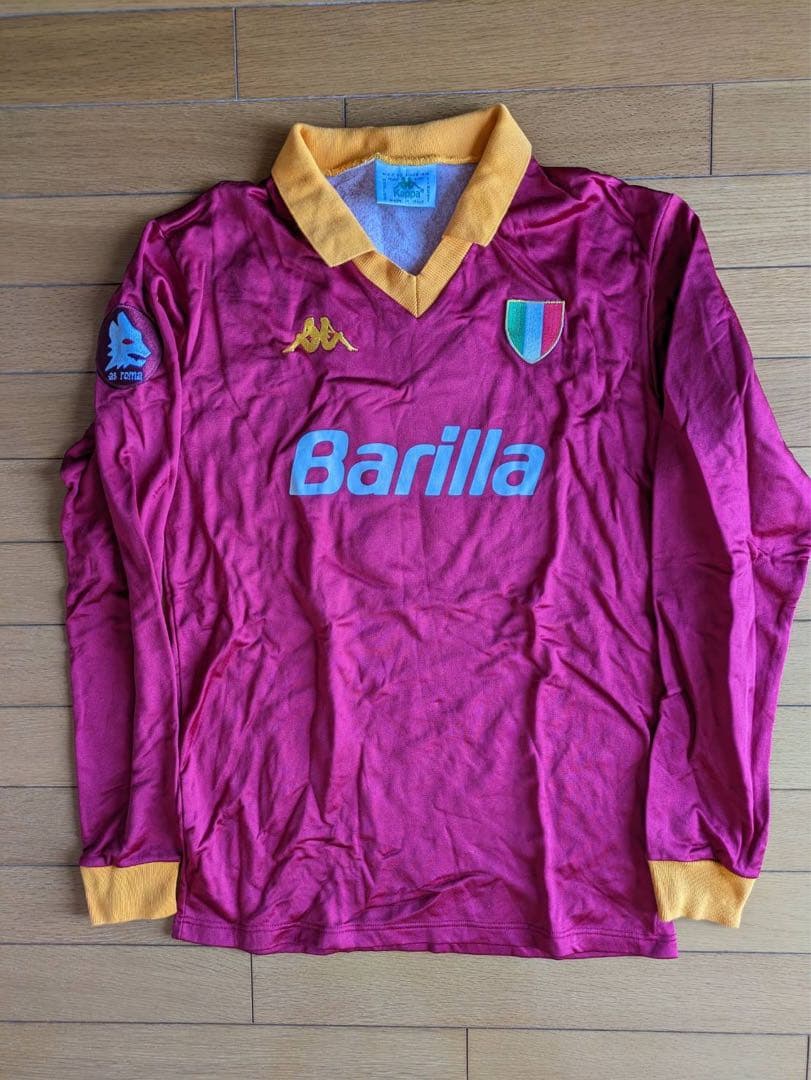 復刻1980年代ローマ　ホーム長袖　ユニフォーム