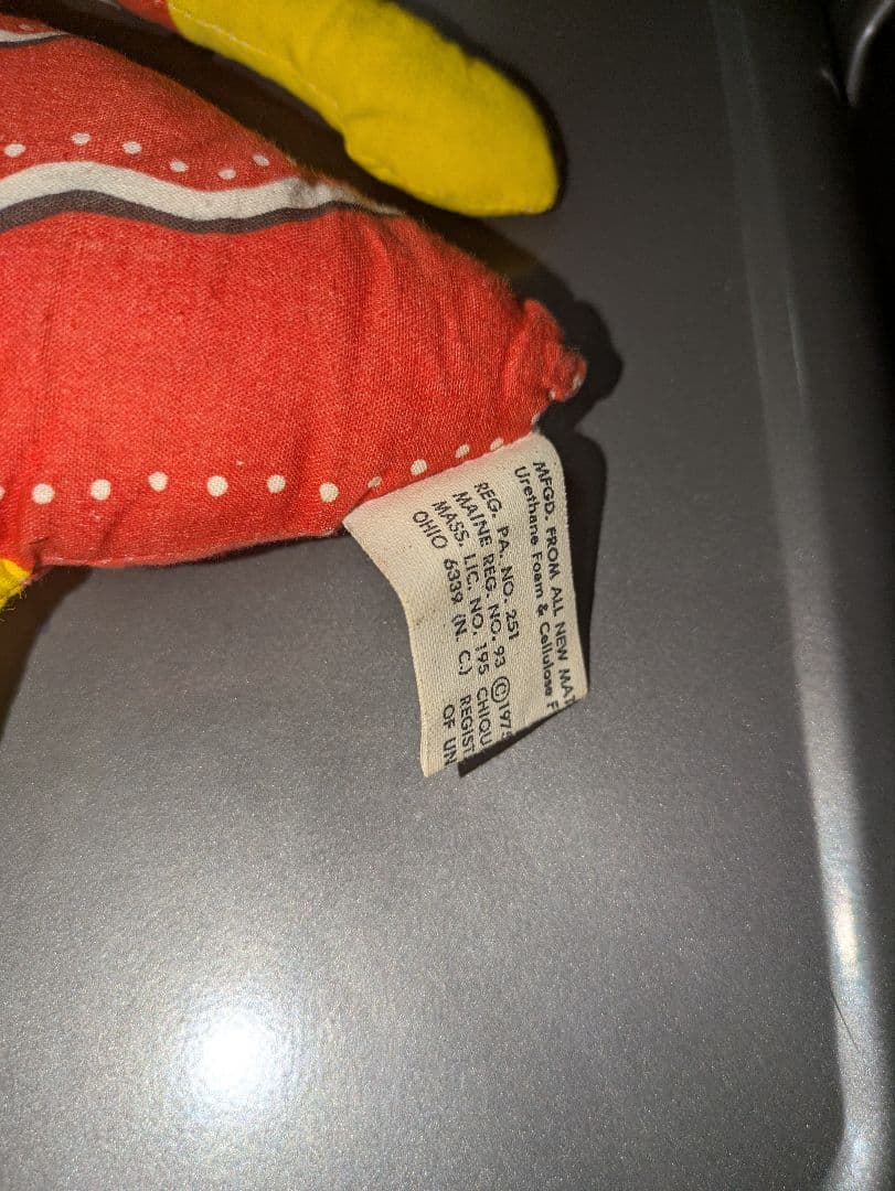 チキータバナナ ピロードール プラッシュ アメトイ 1970