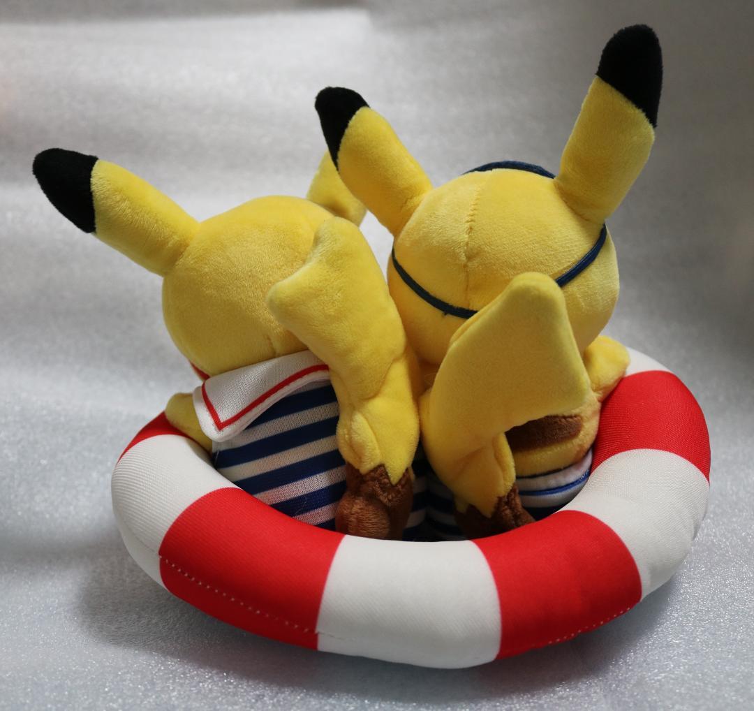 d#️⃣ポケモン#️⃣ピカチュウ　ペア　浮き輪　ぬいぐるみ