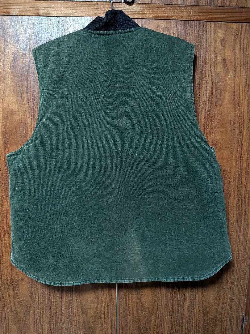 カーハート CARHARTT ダックベスト グリーン XLサイズ