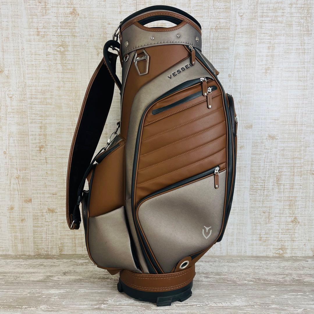 【美品】VESSEL APX Staff ベゼル　シンセティック　キャディバッグ