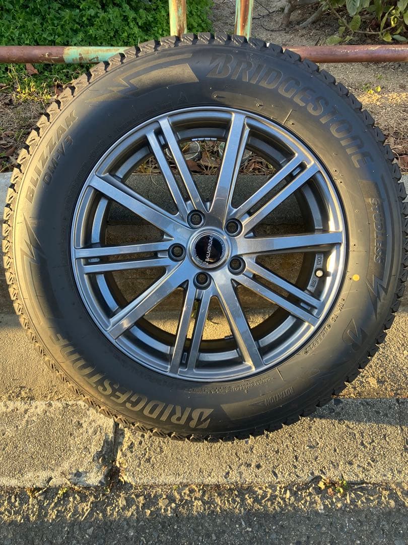 BALMINUM 17インチ ホイール スタッドレス 225/65R17 バリ溝