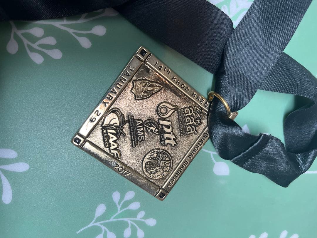 海外マラソンフル完走メダル　泰タイバンコクマラソンThai