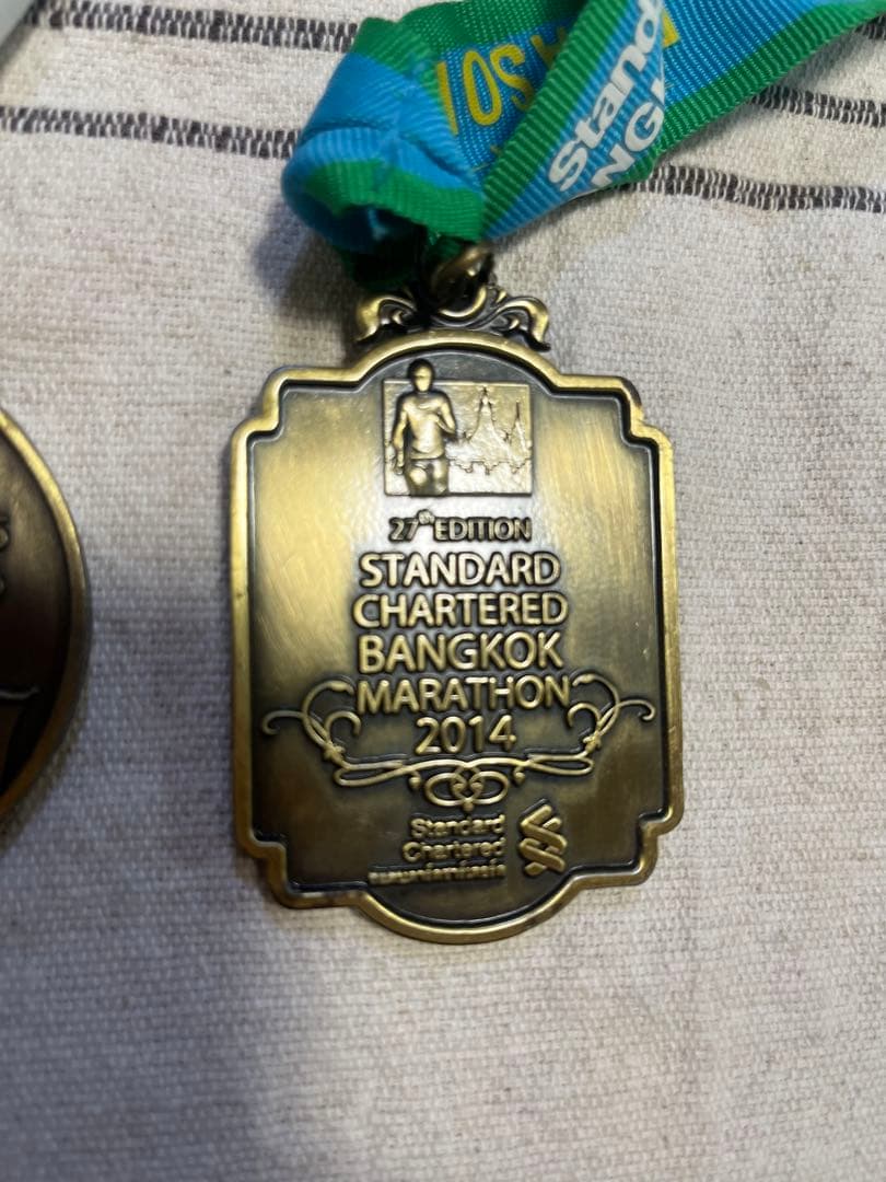 海外マラソンフル完走メダル　泰タイバンコクマラソンThai