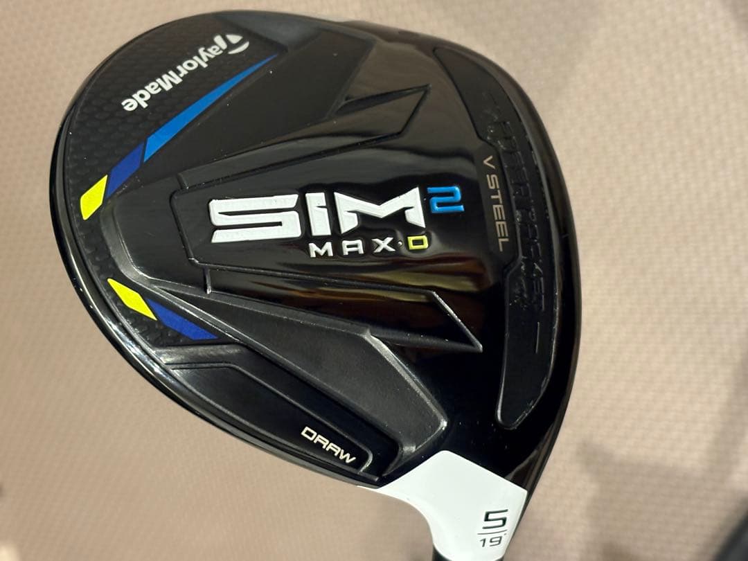 SIM2 MAX D フェアウェイウッド テーラーメイド 19° SR 5w