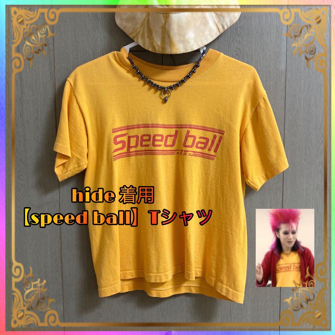 hide 着用　speed ball Tシャツ 90s