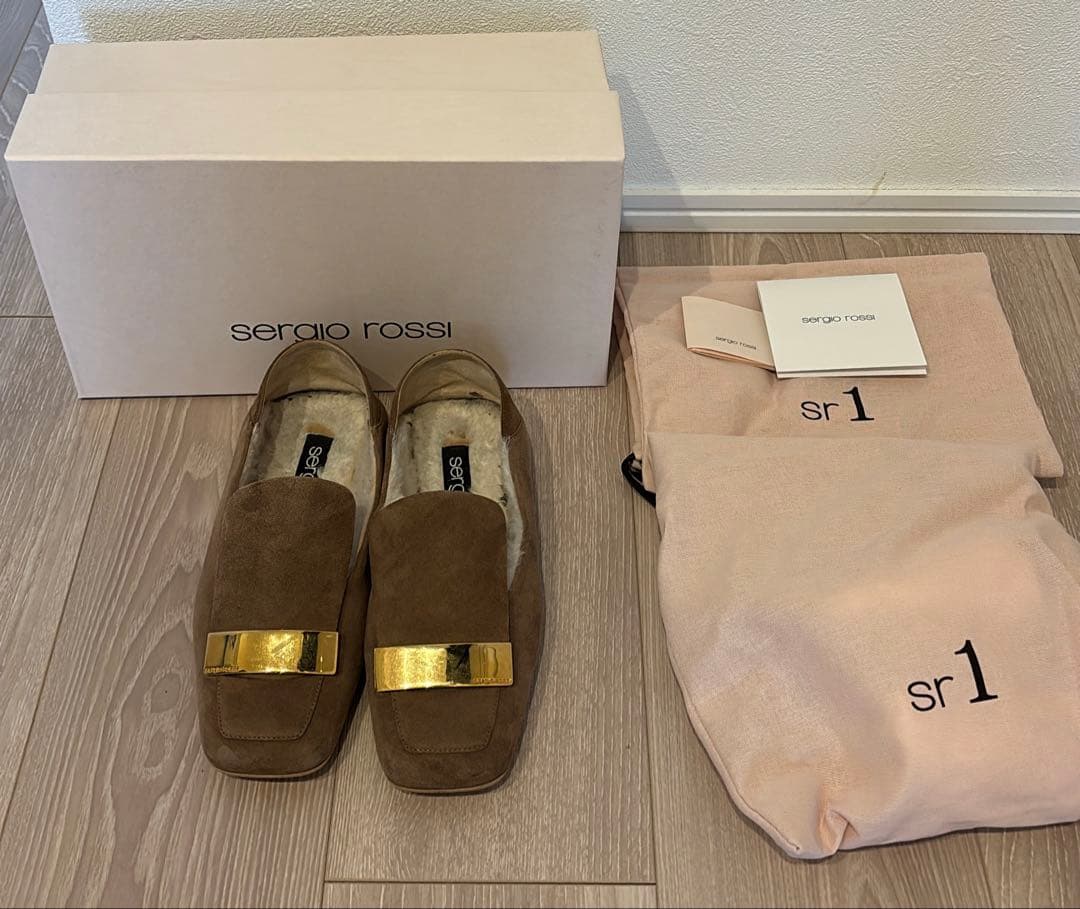 sergio rossiスリッポン sr1 SLIPPERボアインソール
