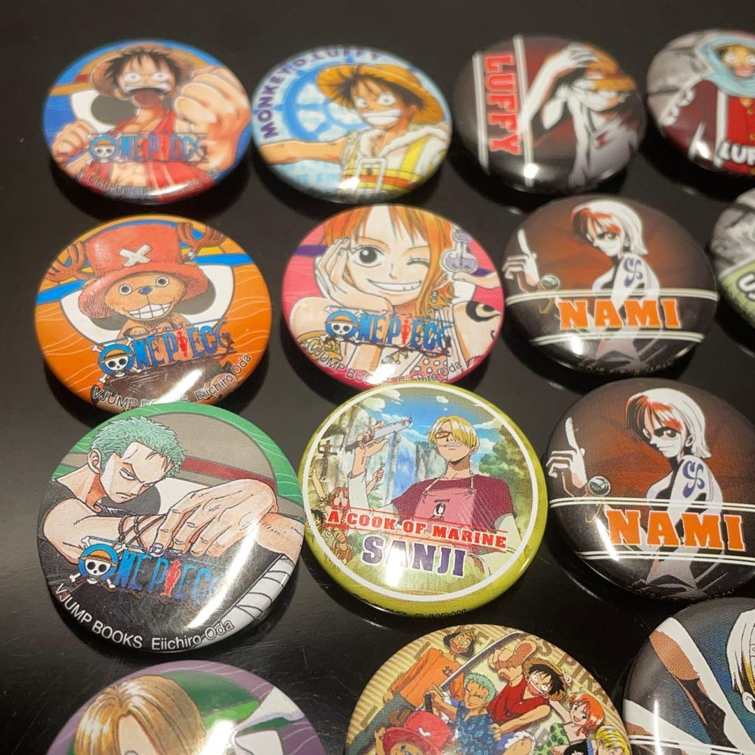 【当時物/初期】ワンピース 缶バッジ 28点セット+おまけ｜アラバスタ赤髭エース