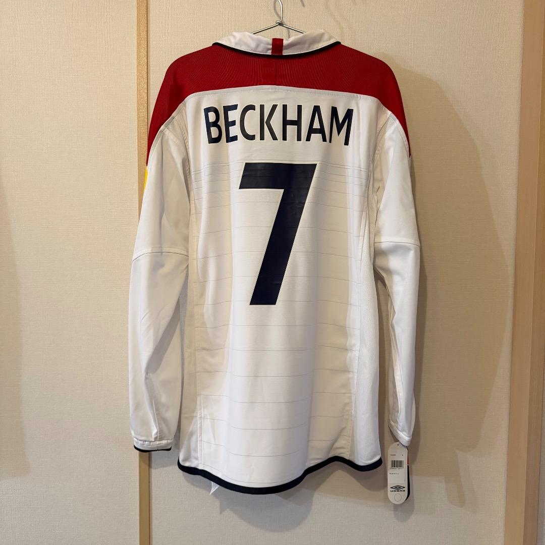 【新品未使用】ベッカム 2002 イングランド代表 日韓W杯 ユニフォーム