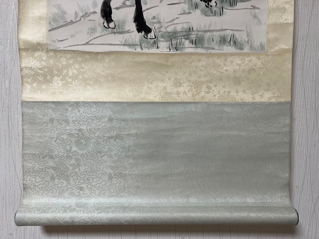 中国画［栄宝斎］印刷 木版 徐悲鴻［駿馬］紙本 送料込み！