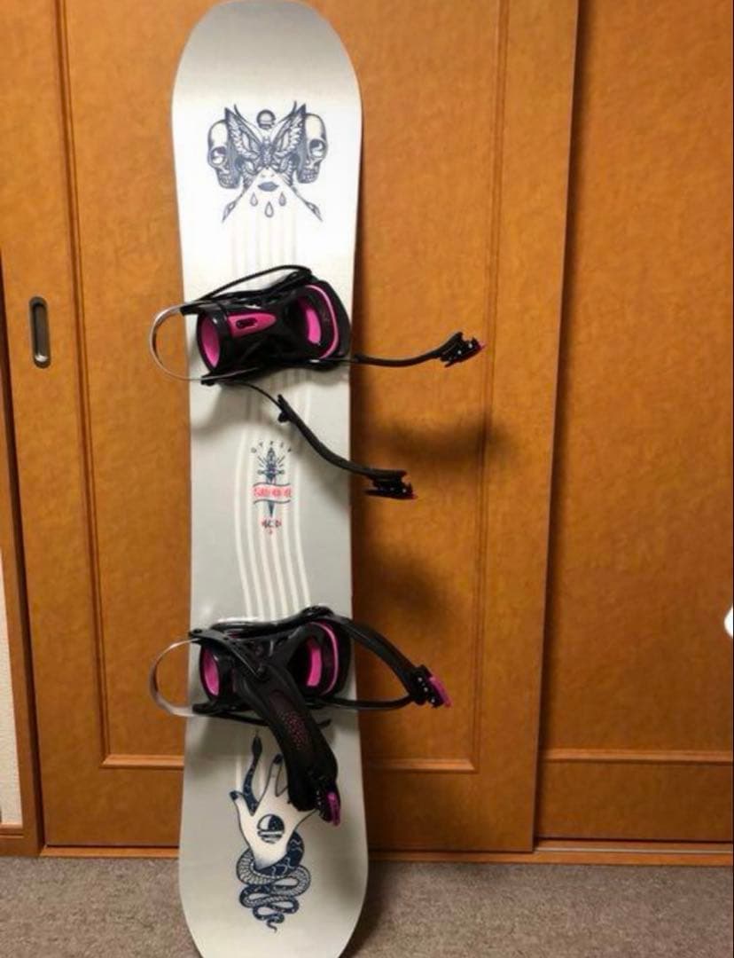 Salomon Gypsy 143cm スノーボード　ビンディングセット