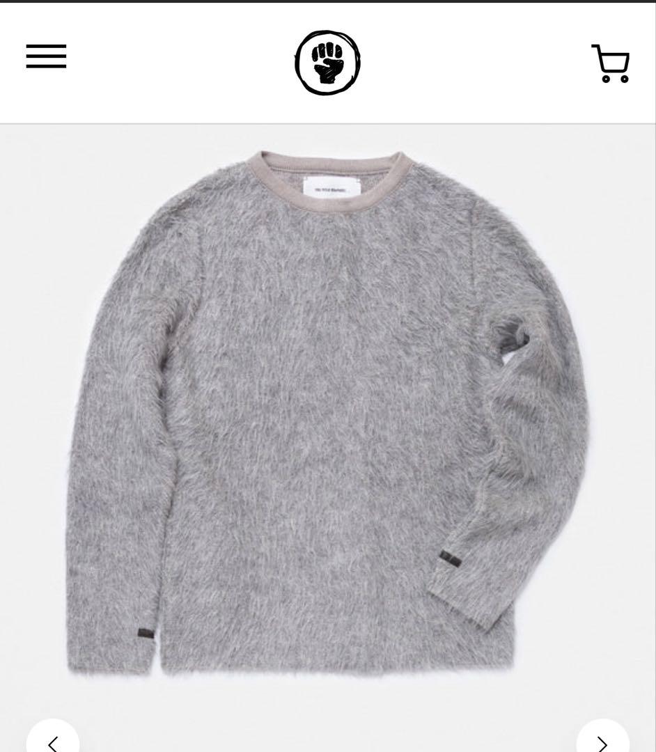 THE INOUEBROTHERSアルパカシャギーニットグレー オーラリーコモリ