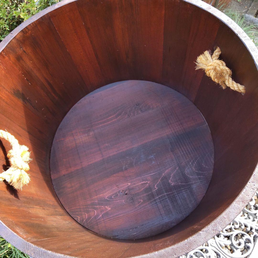 【サントリー】木製　 ワイン樽　プランター 樽型　ビンテージ