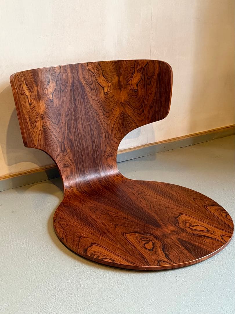 天童木工 剣持勇 ローズウッド カブト 座椅子 ジャパニーズモダン 希少