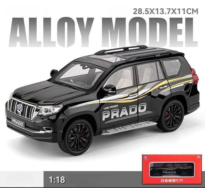 1/18 トヨタ ランドクルーザー プラウド ブラック 海外 ライセンス品