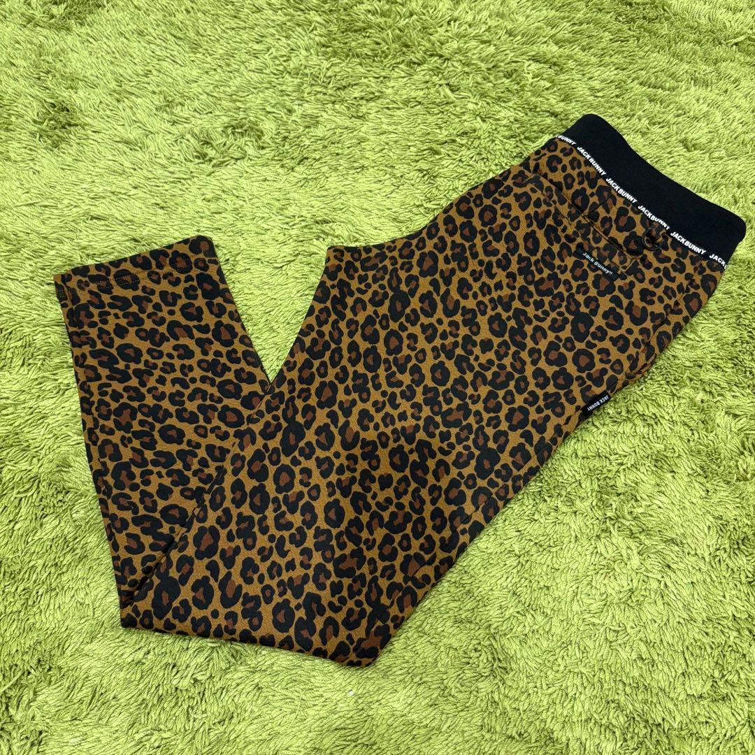ジャックバニー Jack Bunny!! ジョガーパンツ レオパード サイズ5
