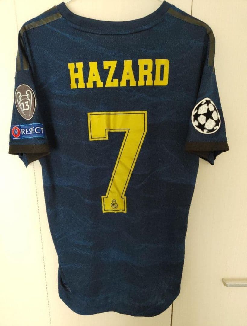 【オーセン/正規品】レアルマドリード　アザール　ユニフォーム　オーセンティック