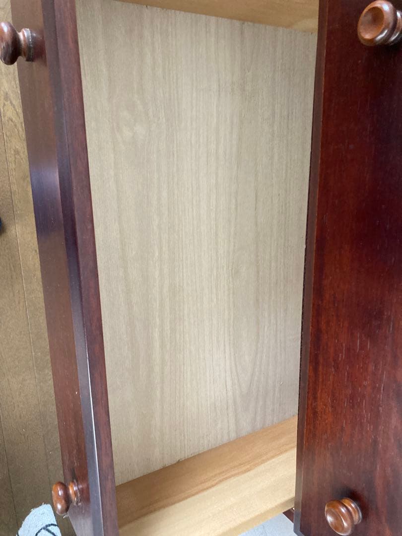 木製タンス ダークブラウン