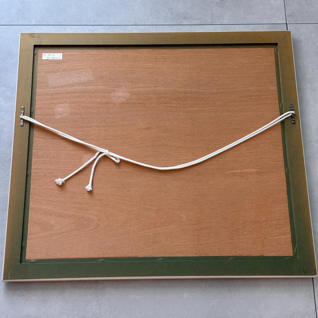 ミッシェル・アンリ『カンヌのハーバー』直筆サイン・リトグラフ／額装輸送箱付き