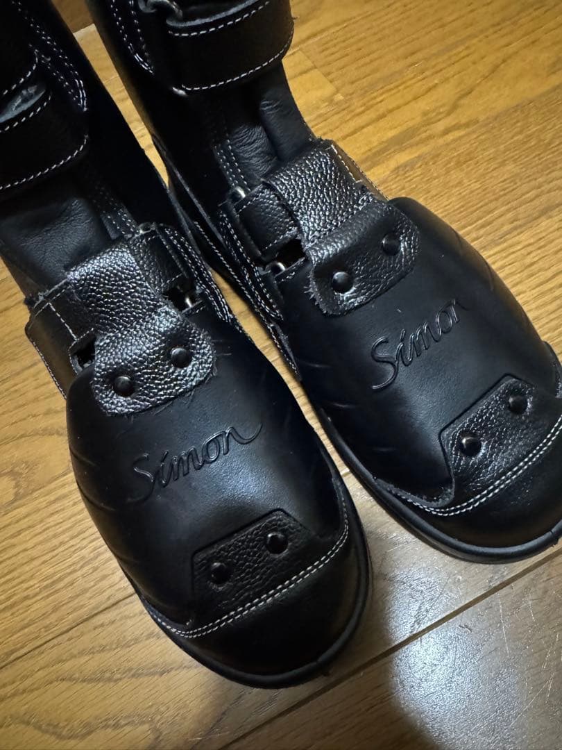 SIMONブラック安全靴 ハイカット yamashitaです。