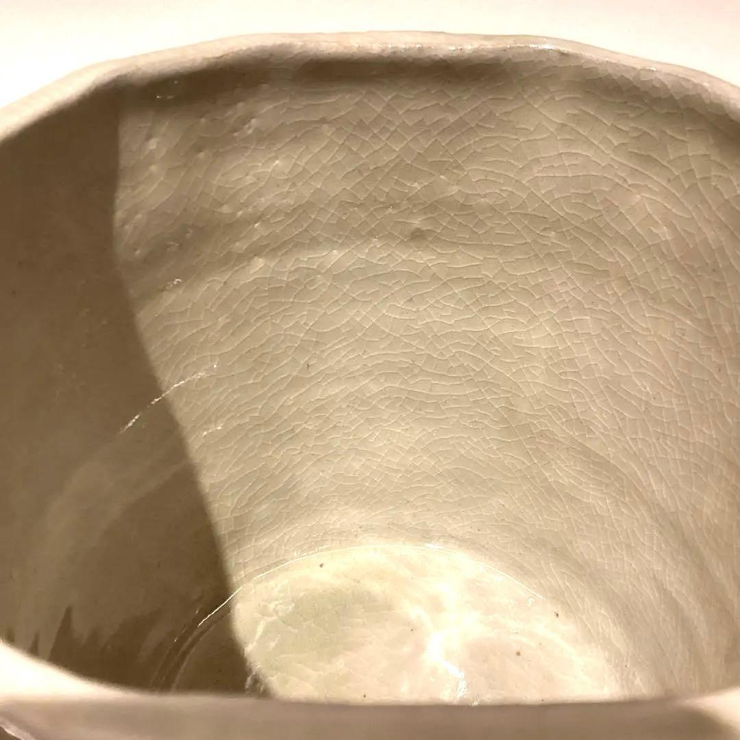 11代長岡空権作　楽山焼十二角水指