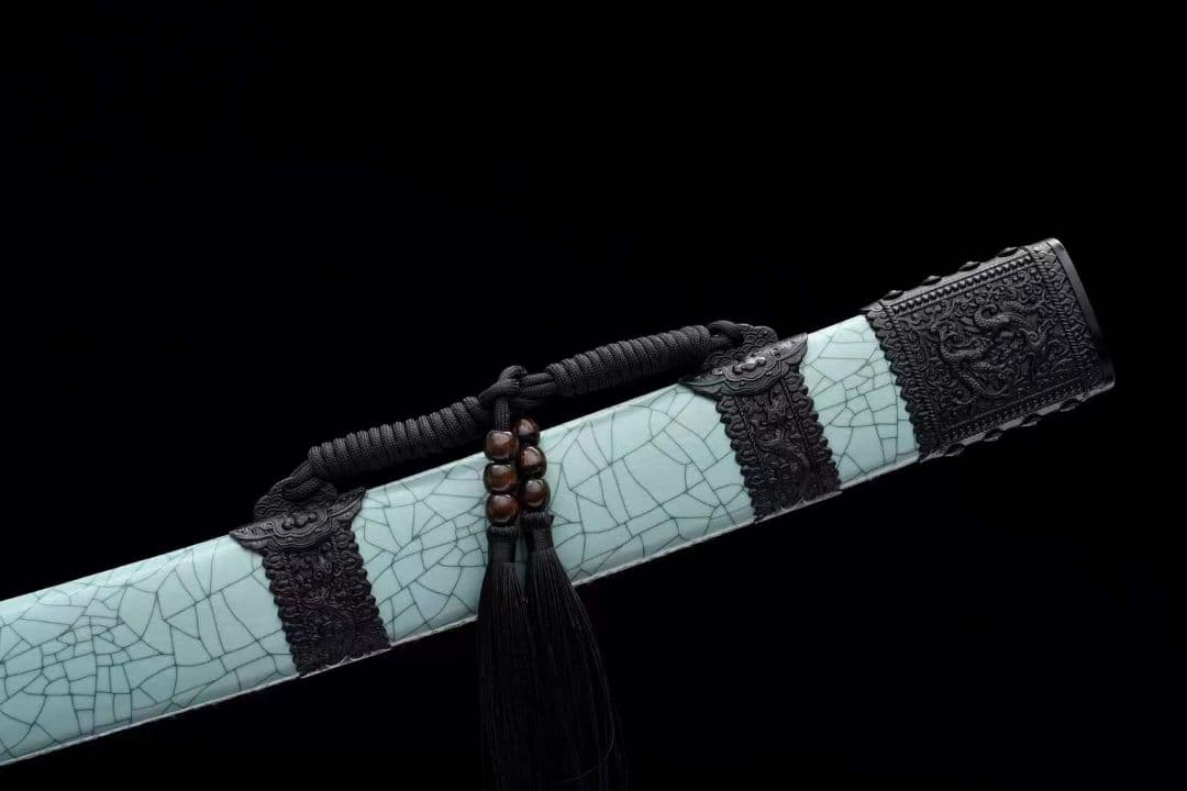 （延長版）【青鱗康熙戦刀】古兵器 武具　刀装具　日本刀　模造刀 居合刀 長尺