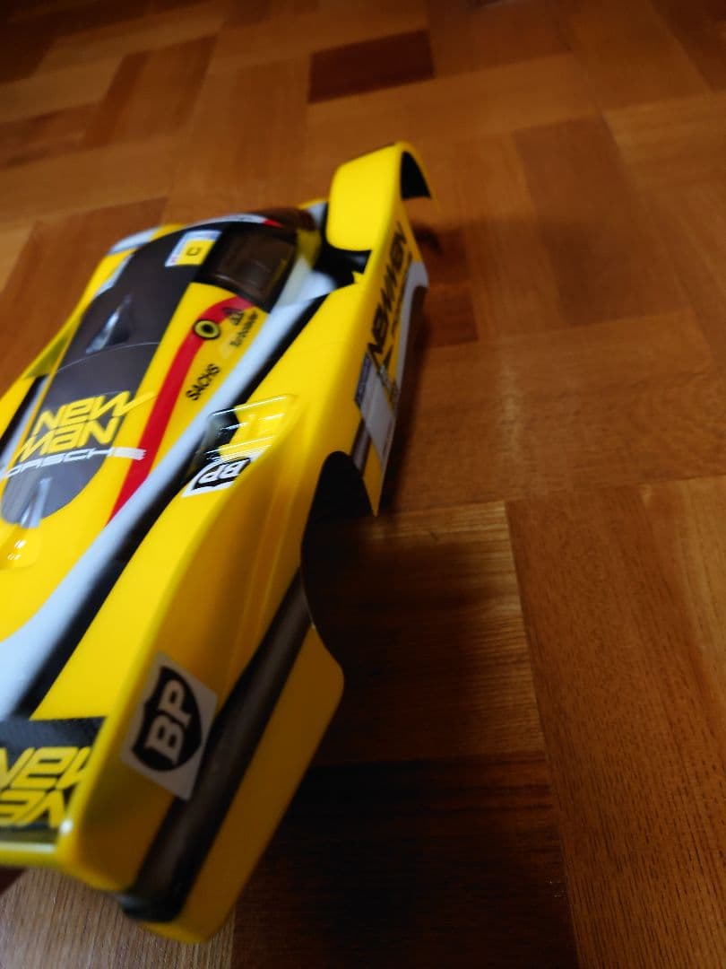 タミヤ 1/12RC ニューマン ポルシェ956 スペアボディ塗装済み【難あり】