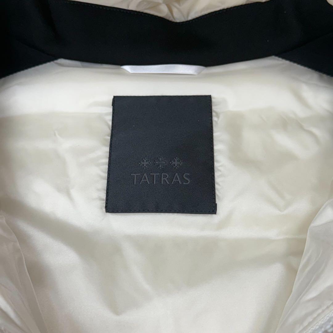 タトラス 2024 ボストボーロ 切り替え ダウンジャケット アイボリー系 03
