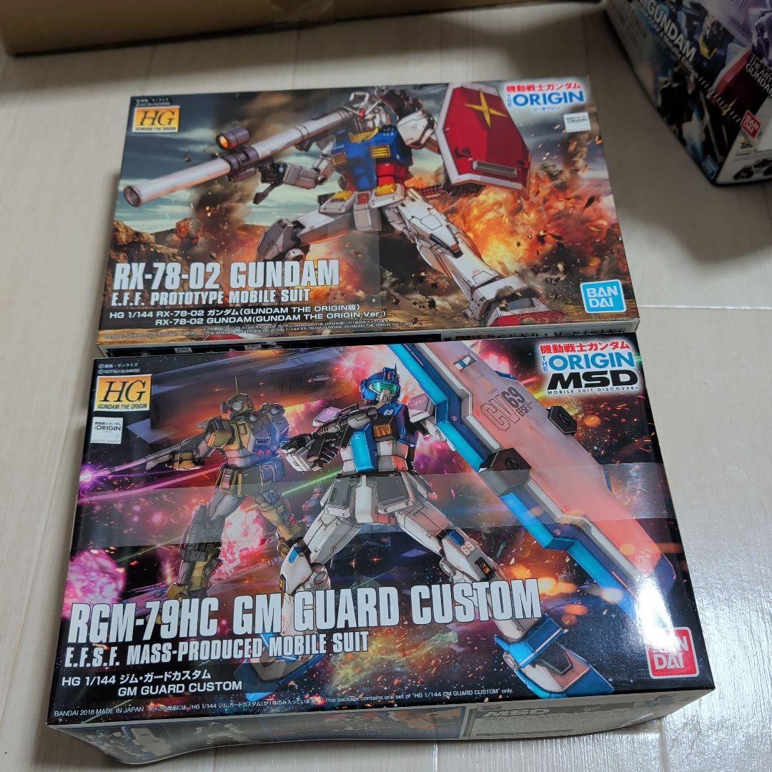 HGガンプラ　ガンダム系列まとめ売り&ジム・ガードカスタム
