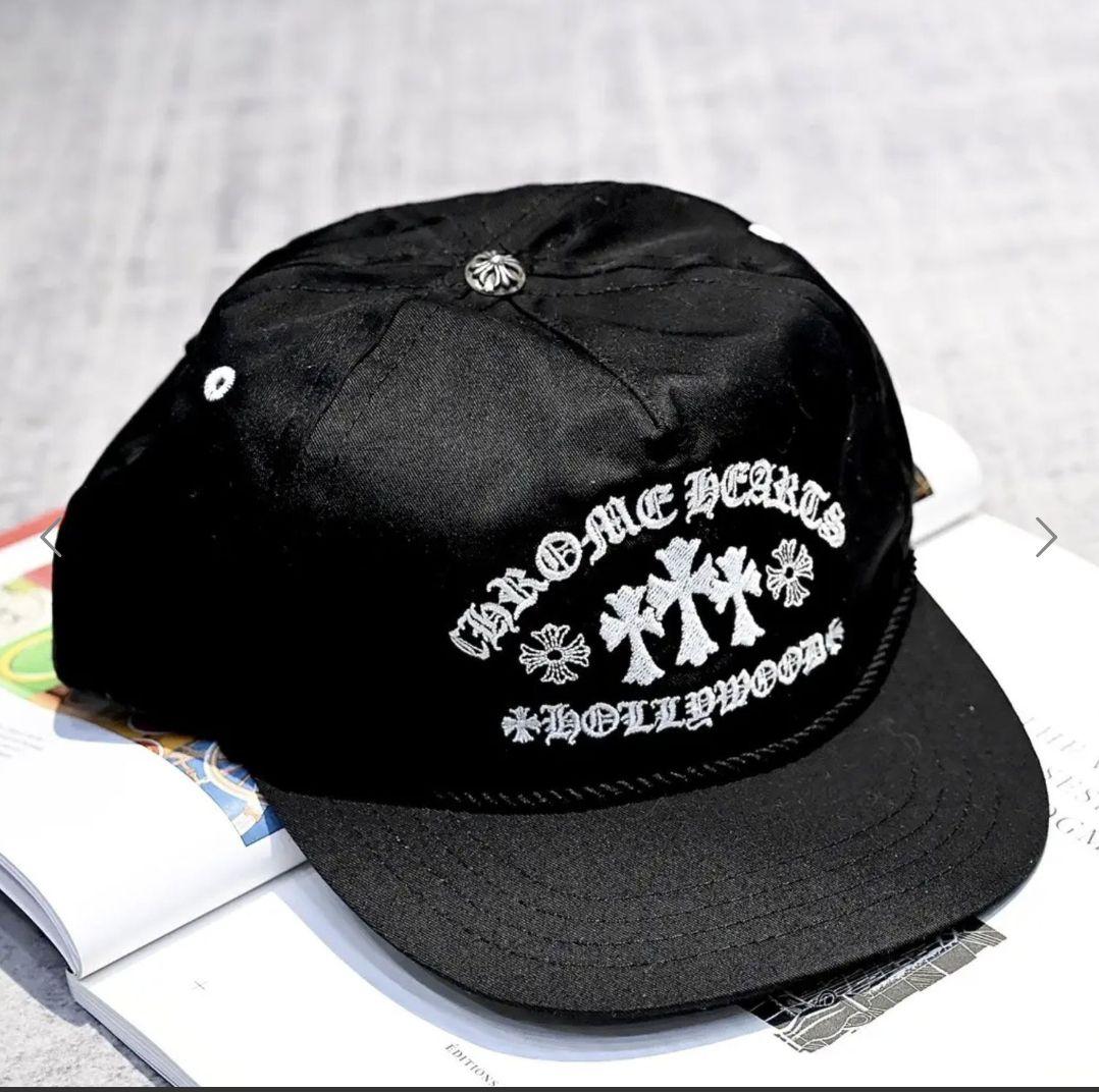 Chrome Heartsトリプルクロス 刺繍 キャップインボイスショッパー付属