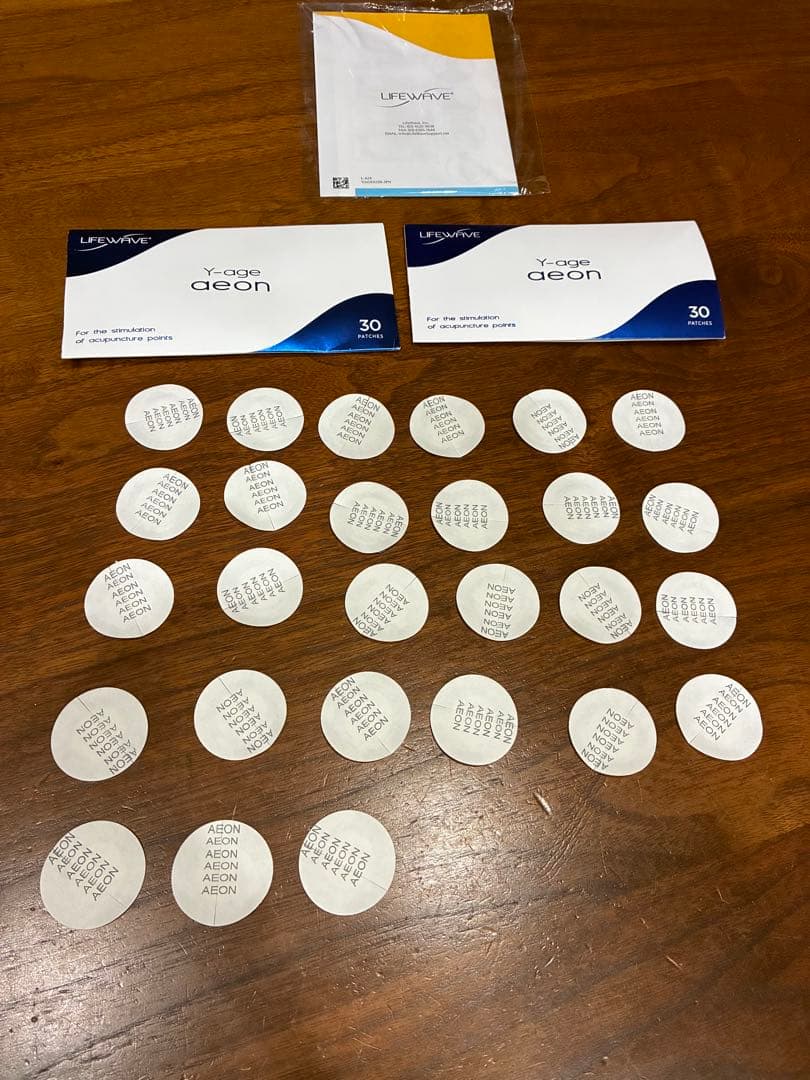 LIFEWAVE Y-age aeon 30枚+バラ27枚