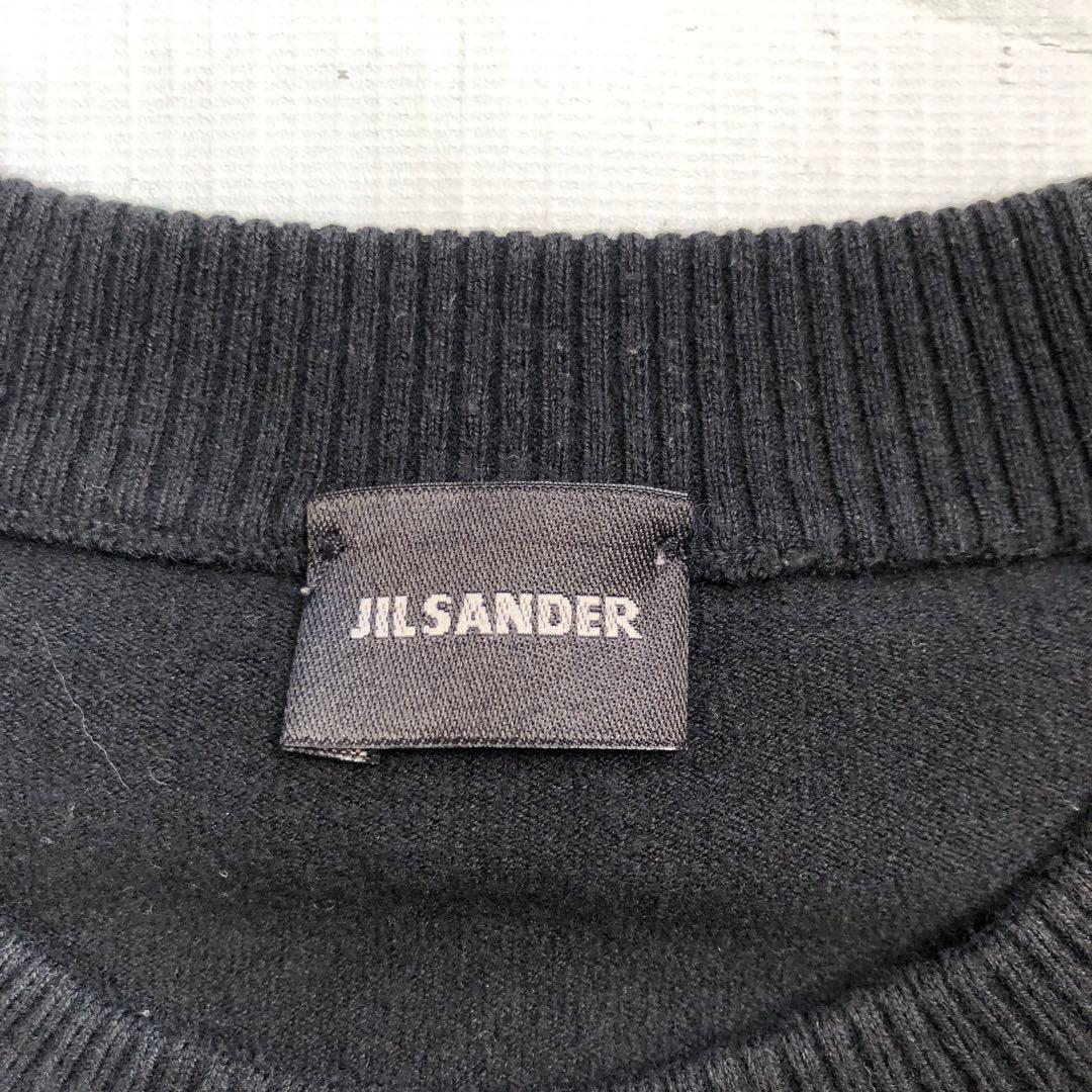 JIL SANDER ラフシモンズ期 クルーネックニット ブラック 46