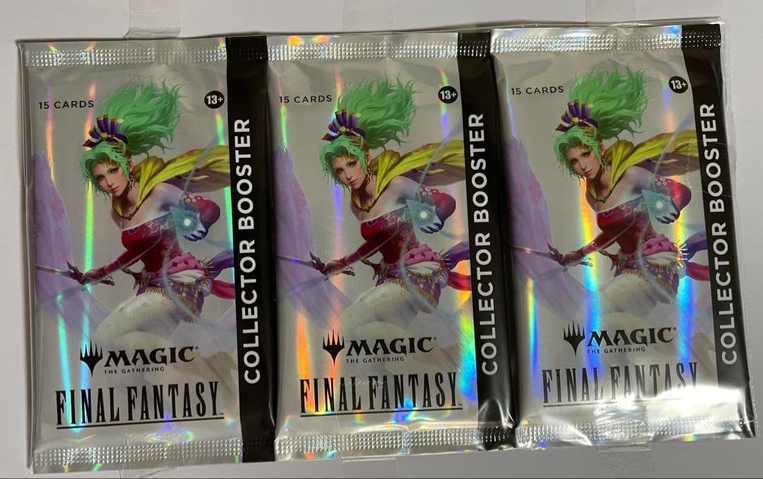 【新品未開封】コレクター ブースター 英語版 3パック MTG FF