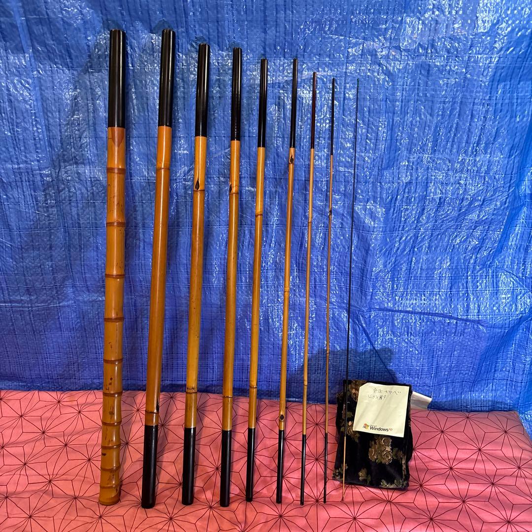 和竿清流ヤマベ釣り浮釣り、東作竿