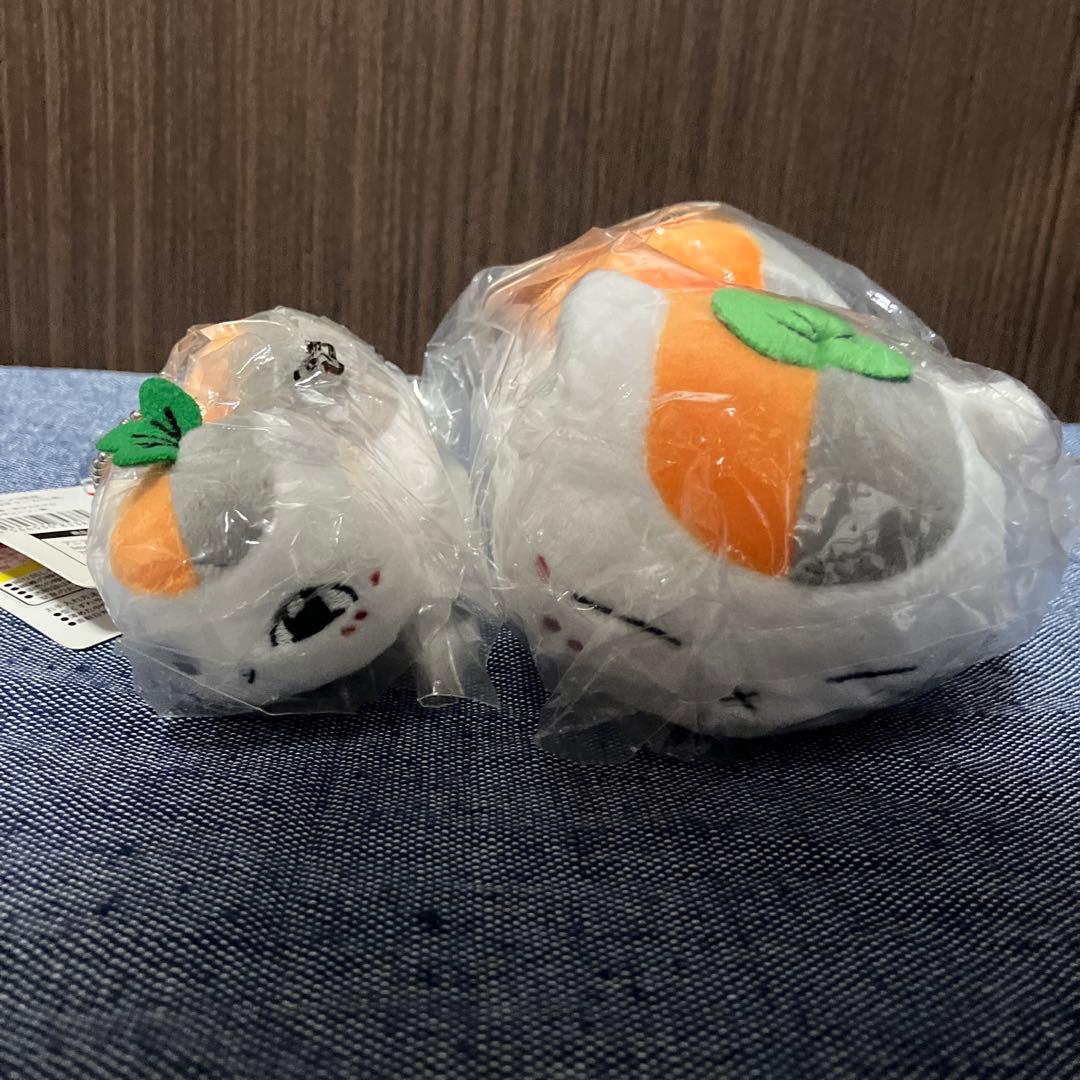 夏目友人帳展　トリプルニャンコ先生　ぬいぐるみ　ぬいぐるみチャーム