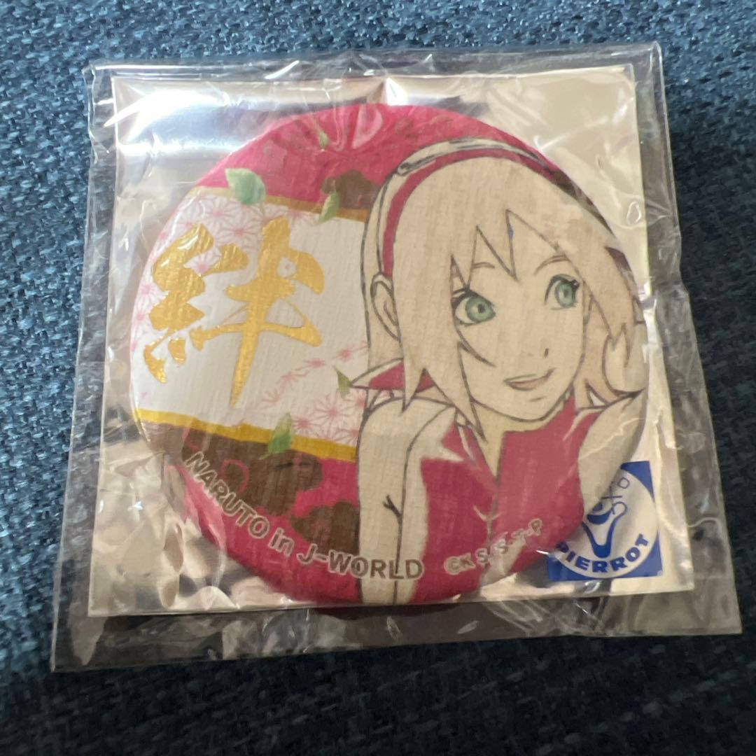 NARUTO J-world 缶バッジ 春野サクラ