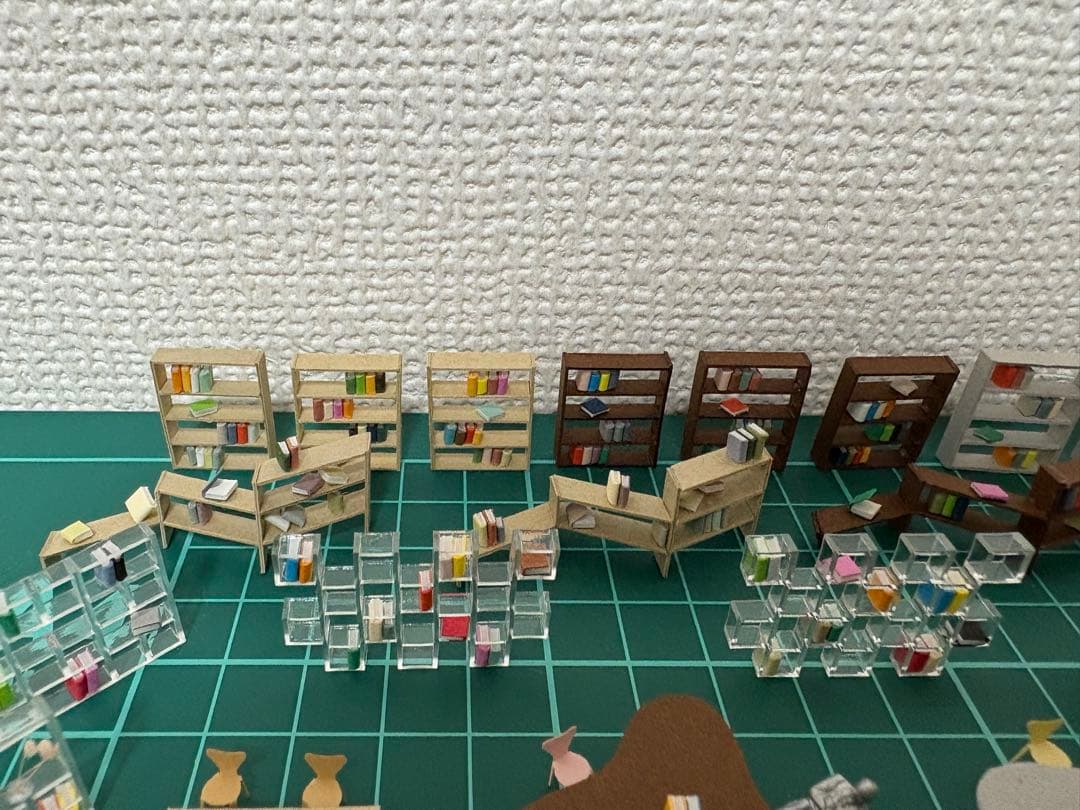 建築模型添景 1/100スタディスペースセット