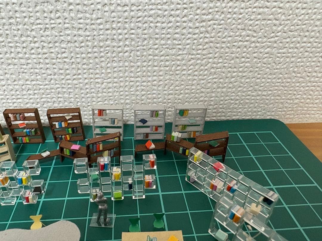 建築模型添景 1/100スタディスペースセット