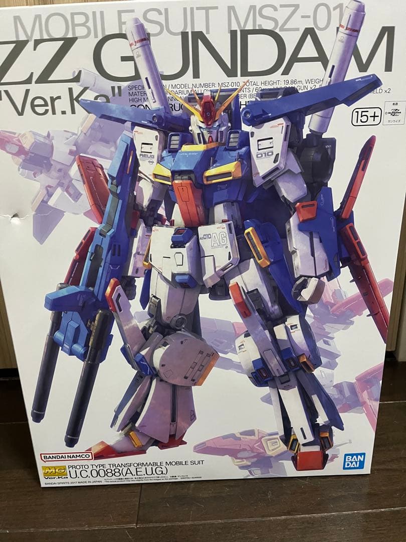 MG 1/100 ダブルゼータガンダム Ver.Ka ZZガンダム