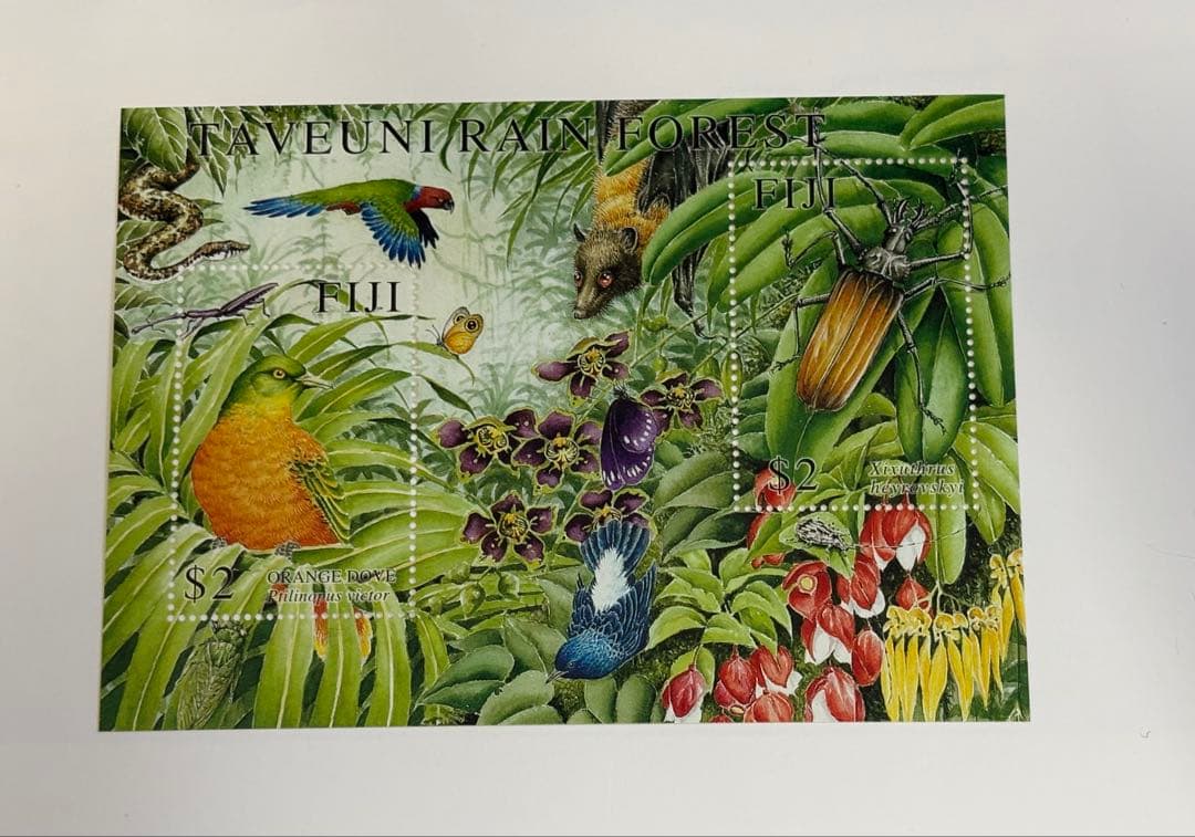 ラタトスク様リクエスト　海外切手バヌアツ、フィジー、ソロモン諸島他