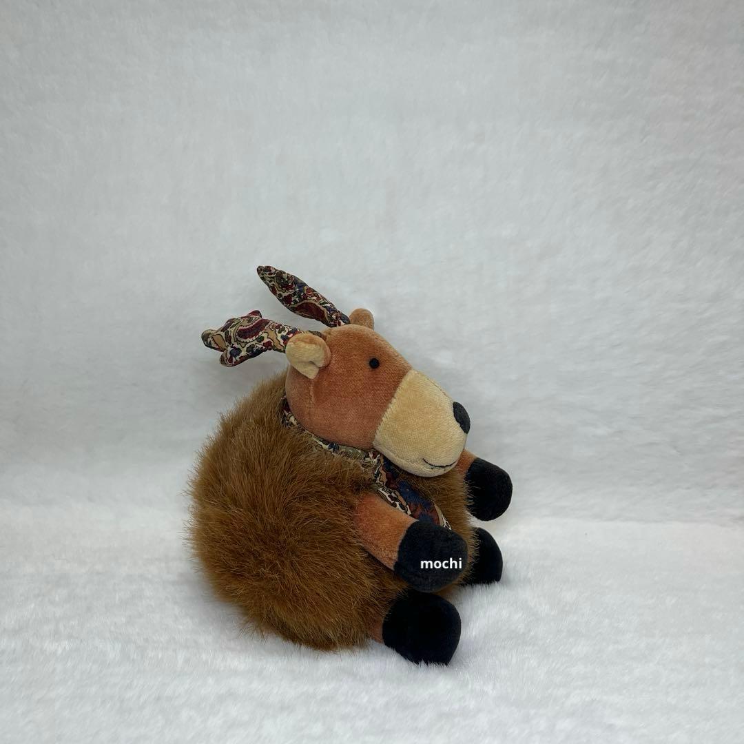  リバティ トナカイ クリスマス ぬいぐるみ　未使用タグなし