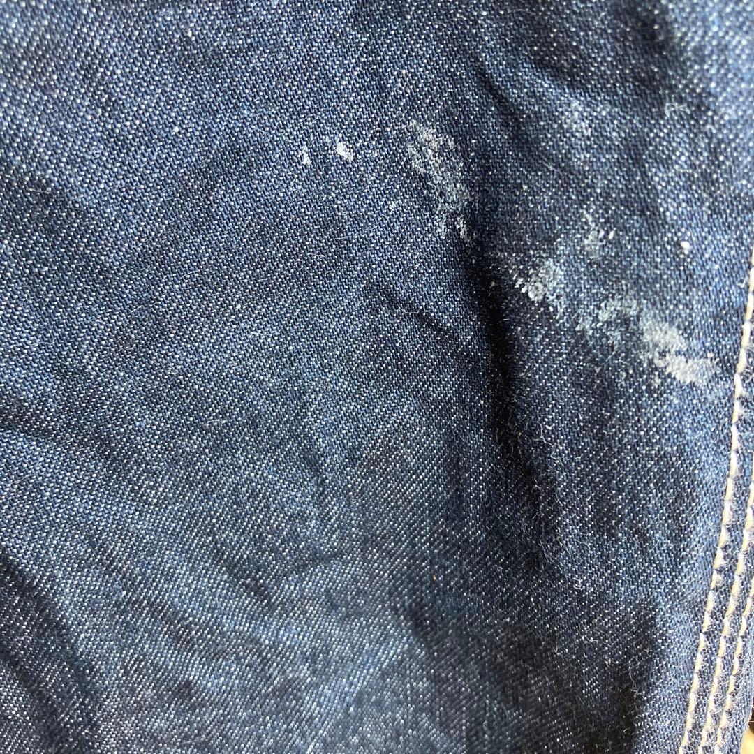 Snap-on ダークデニム オーバーオール