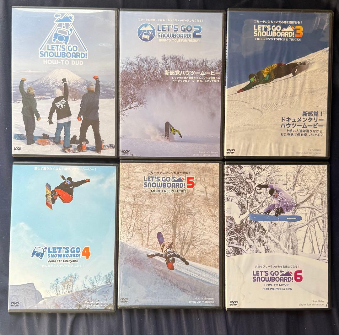 LET'S GO BOARD! 1〜6セット スノーボード DVD