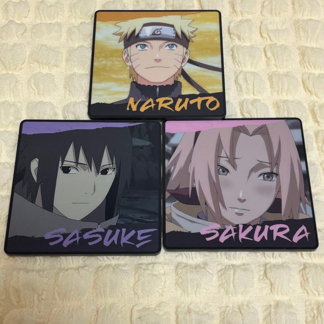 NARUTO 中国 アクリルコースター ナルト サスケ サクラ
