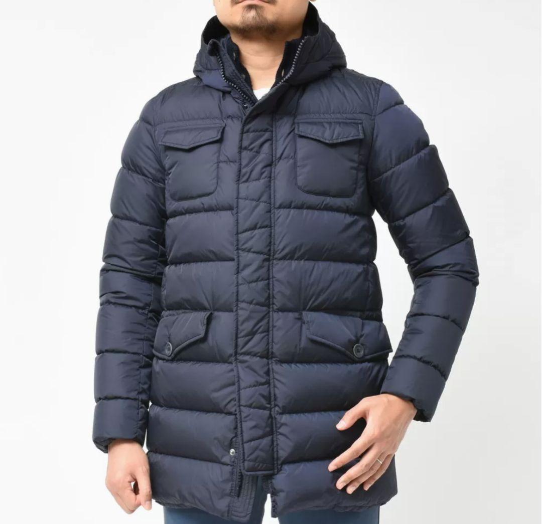 クリーニング済★美品 2022年 ヘルノ ポーラテック ダウンジャケット 46