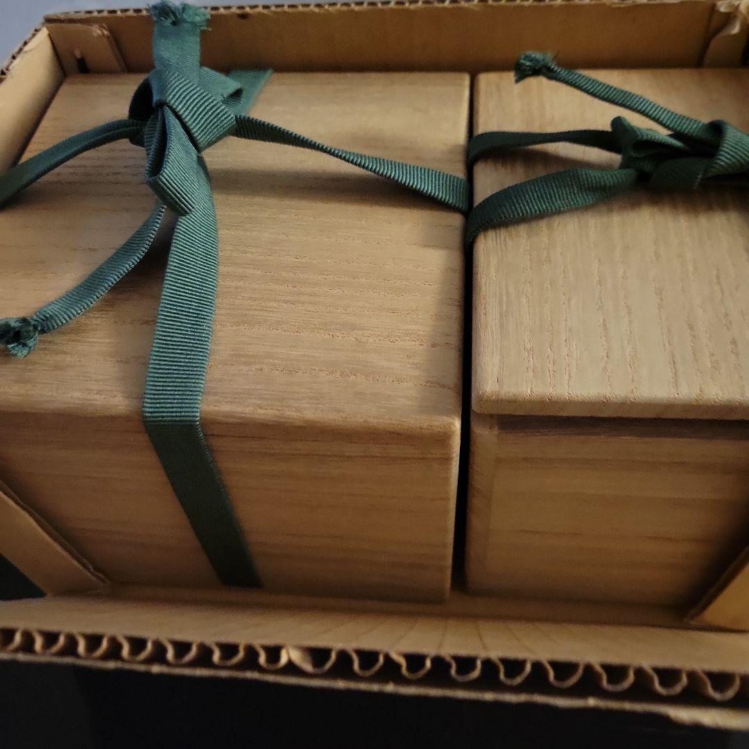 宮川香雲茶道具セット ３組松葉柄茶碗振り出し茶巾筒