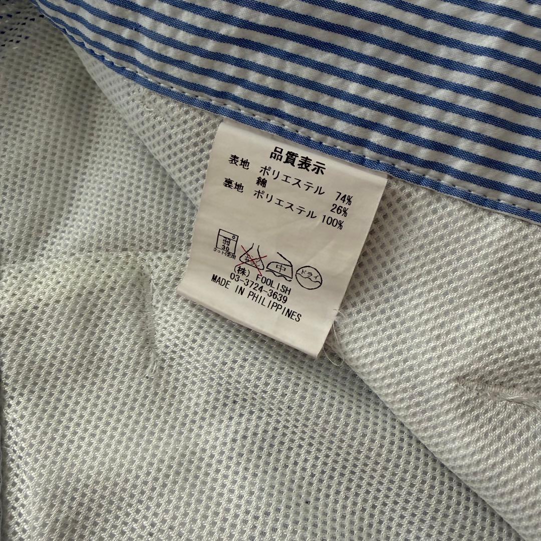 ラフアンドスウェル　シアサッカー　ストレッチ　ハーフパンツ　裏地メッシュ　L