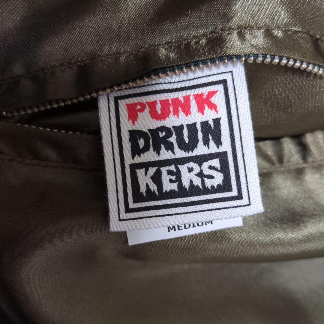 PUNK DRUNKERS　リバーシブル　スカジャン　野良猫　刺繍　Mサイズ